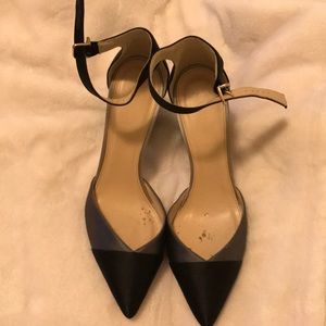 J. Crew Satin Color Block Heel
